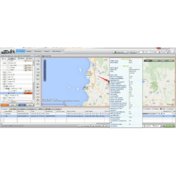 Plate-forme de traqueur de GPS en ligne de logiciel d&#39;application de système de gestion de flotte de GPS avec l&#39;odomètre, données d&#39;OBD (TS05-KW)